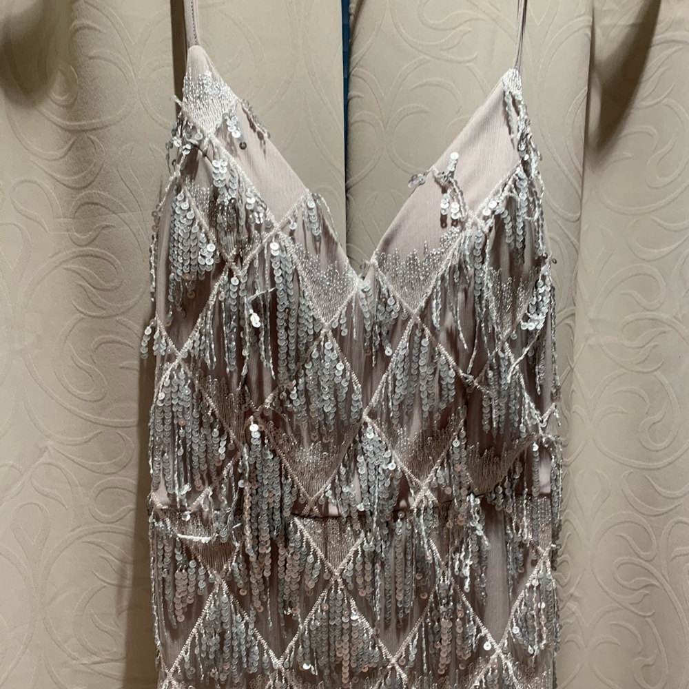 Gorgeous gray/silver dress